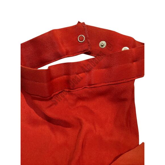 Scovill Vietnam Era Military Scarf, Red, 18.75"L x 7.5"W (18" Max Neck) - Picture 3 of 6